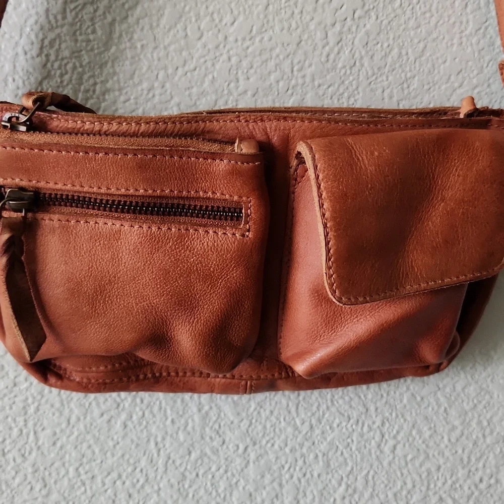 Free People Leather Crossbody Sling Bag - Picture 3 of 8
